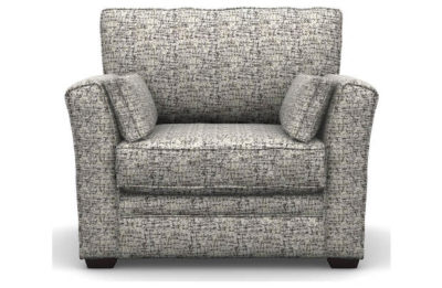 Heart of House Malton Fabric Cuddle Chair - Stone